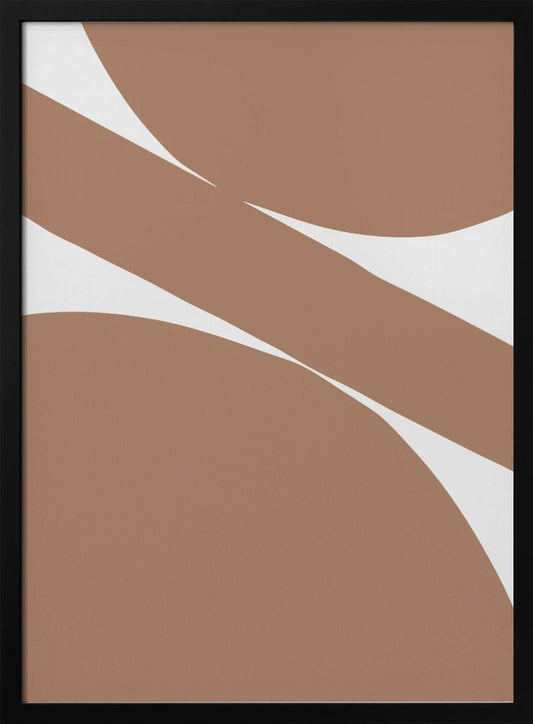 Abstract Mocha - Poster / Art Print