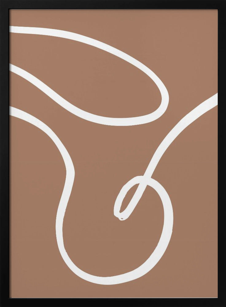 Lines Mocha 2 - Poster / Art Print