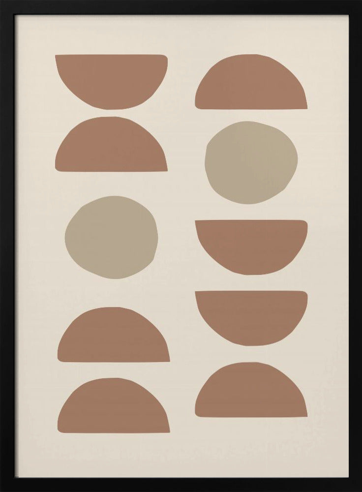 Shapes Mocha - Poster / Art Print