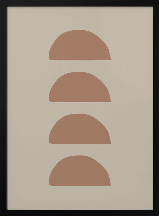 Geometric Mocha - Poster / Art Print