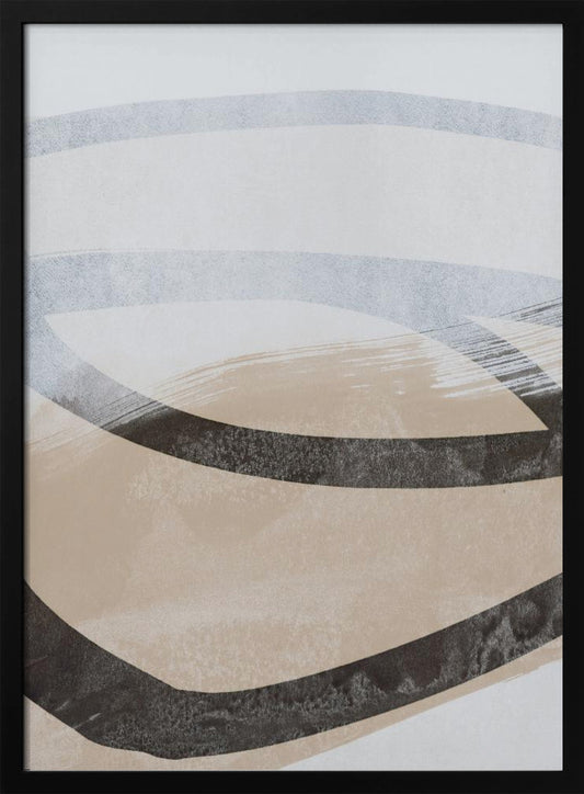 Abstract Brustrokes and Lines 1 - Poster / Art Print