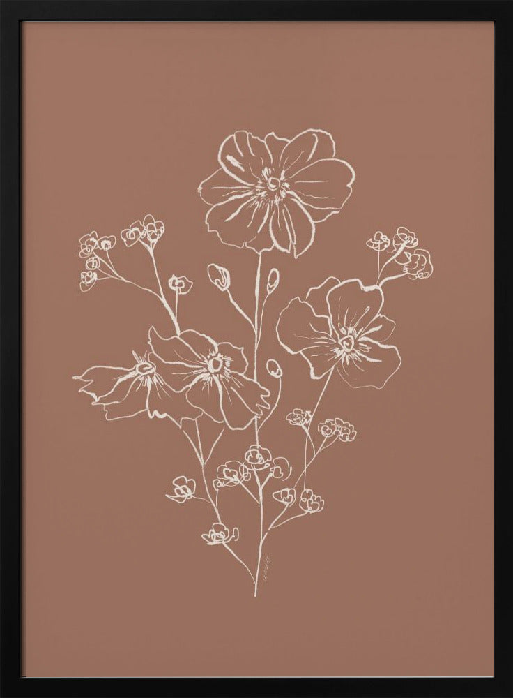 Wild Roses Bouquet - Poster / Art Print