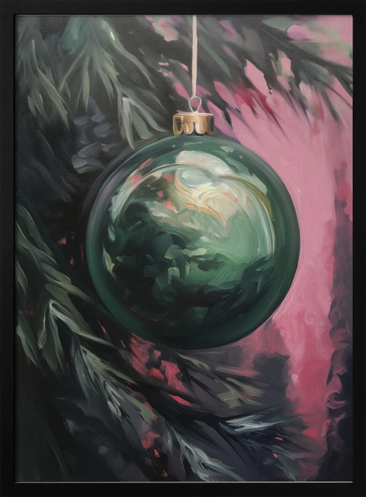 Christmas Bauble No 2 - Poster / Art Print