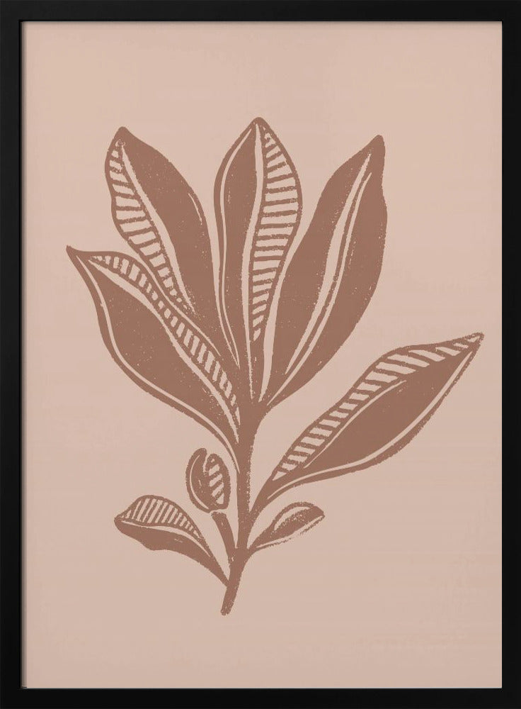 Mocha Foliage - Poster / Art Print