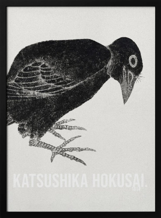 Katsushika Hokusai's Bird 1814 - Poster / Art Print
