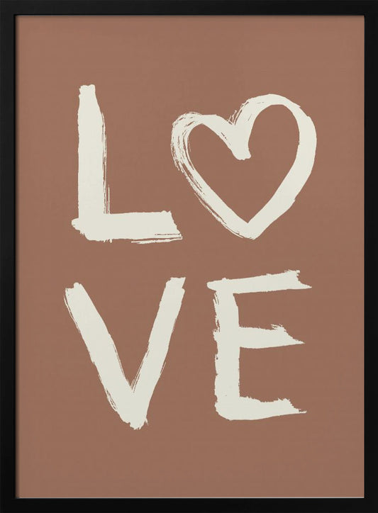 Toothy Love Mocha Mousse 2 - Poster / Art Print