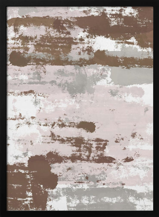 Abstract Mocha Paths - Poster / Art Print