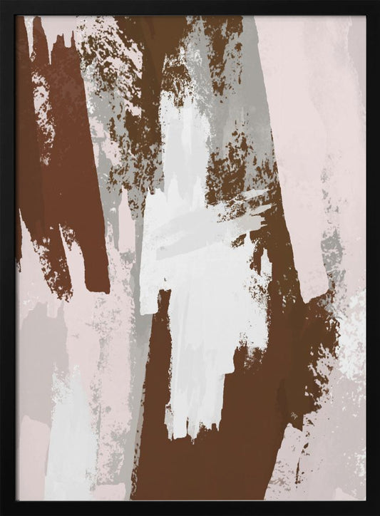 Abstract Brown Paint - Poster / Art Print