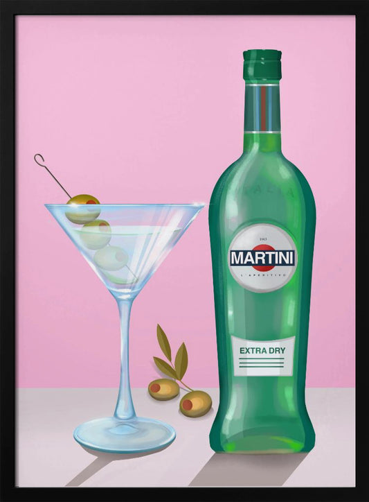 Martini Cocktail - Poster / Art Print