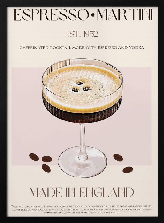 Espresso Martini print - Poster / Art Print
