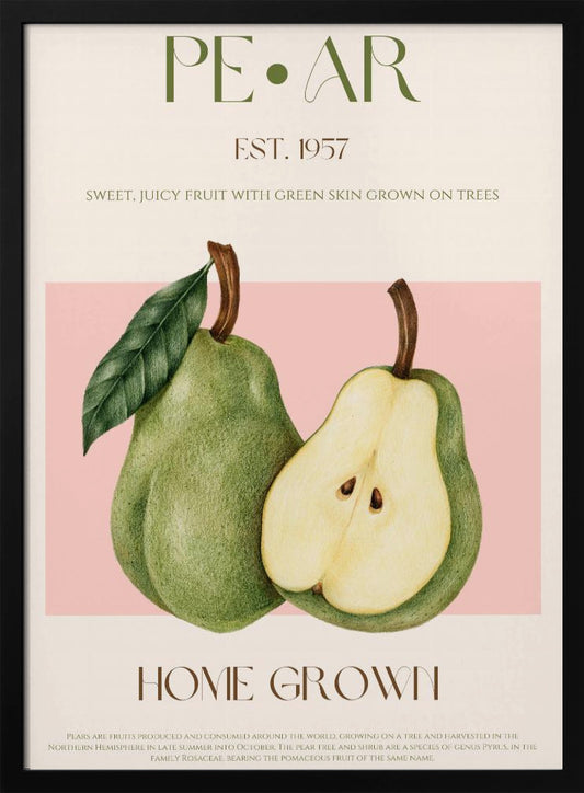 Pear print - Poster / Art Print
