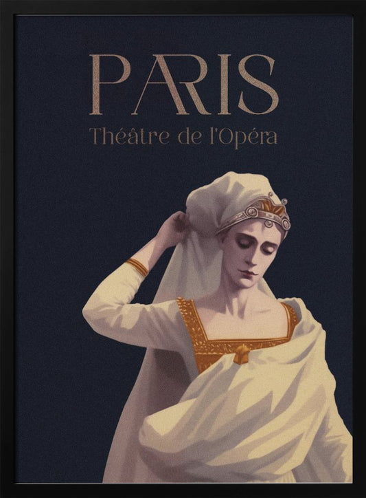 Paris   Theatre De Lopera - Poster / Art Print