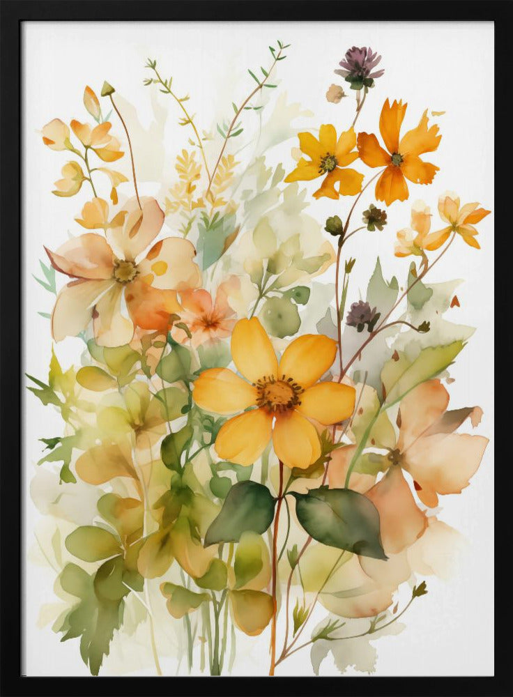 Summer Flowers No 4 - Poster / Art Print