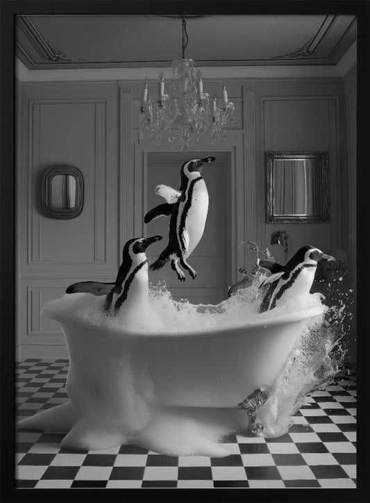 Penguin Party - Poster / Art Print