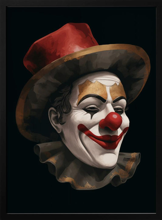 The Smiling Clown - Poster / Art Print