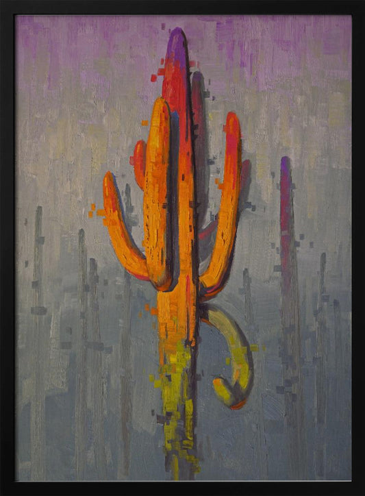 Colorful Cactus Painting - Poster / Art Print