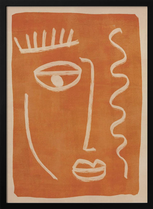 Abstract Face Portrait - Poster / Art Print