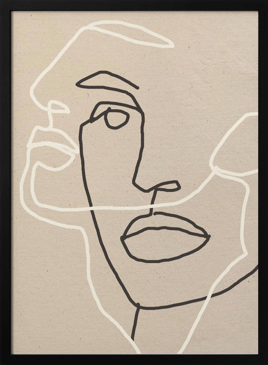 Abstract Face 17 - Poster / Art Print