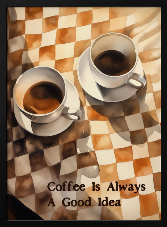 Coffee Is Always a Good Idea - Poster / Art Print