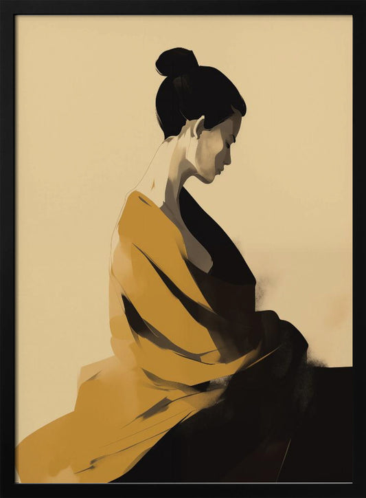 Femme En Jaune - Poster / Art Print