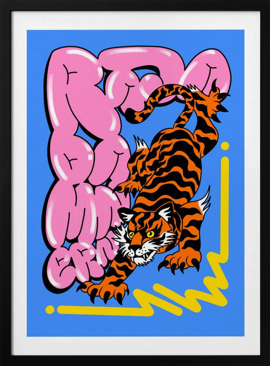 Muay Thai Tiger - Poster / Art Print