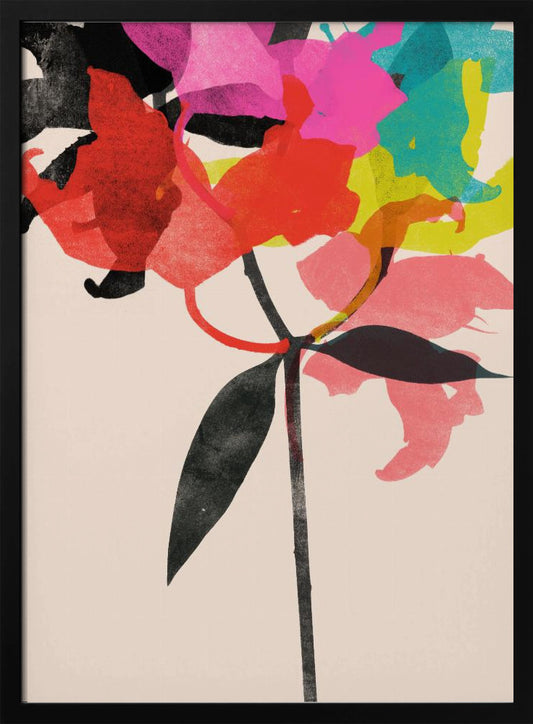 Vibrant Bloom Fusion - Poster / Art Print