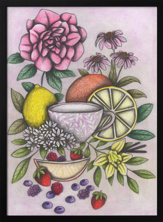 Rococo Tea - Poster / Art Print