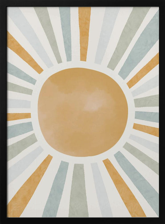 Radiant Sunburst - Poster / Art Print