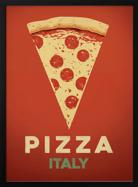 Pepperoni Pizza Slice - Poster / Art Print