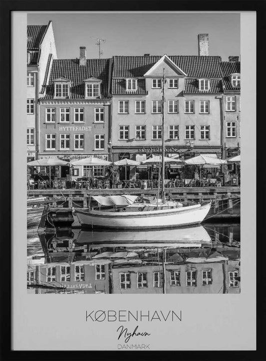Serene Nyhavn Reflections - Poster / Art Print