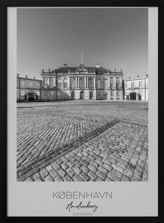 Amalienborg Palace In Copenhagen - Poster / Art Print