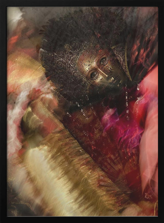 Gold in red - Poster / Art Print