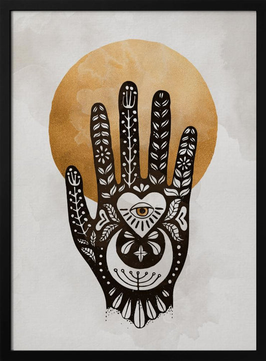 Mystic Hand Design - Poster / Art Print