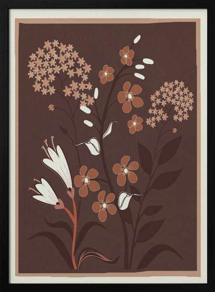 Floral Harmony - Poster / Art Print