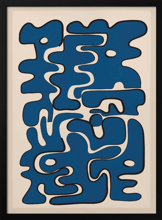 Flowing Maze Dance - Poster / Art Print