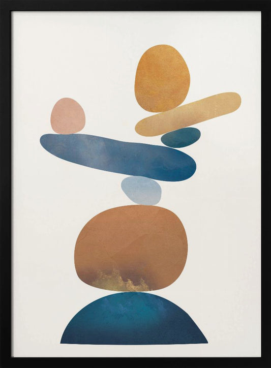 Balancing Shapes - Poster / Art Print