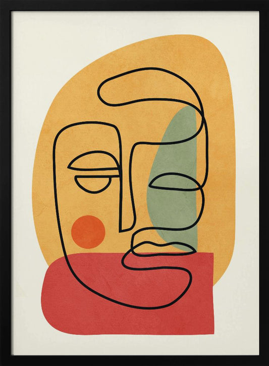 Abstract Faces 8 - Poster / Art Print