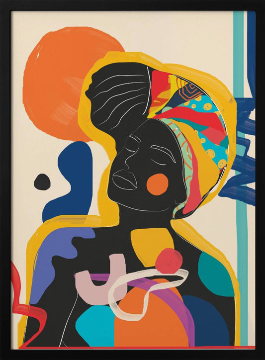 Modern Abstract Woman 3 - Poster / Art Print