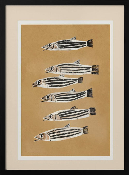 Minimal Fish Study - Poster / Art Print