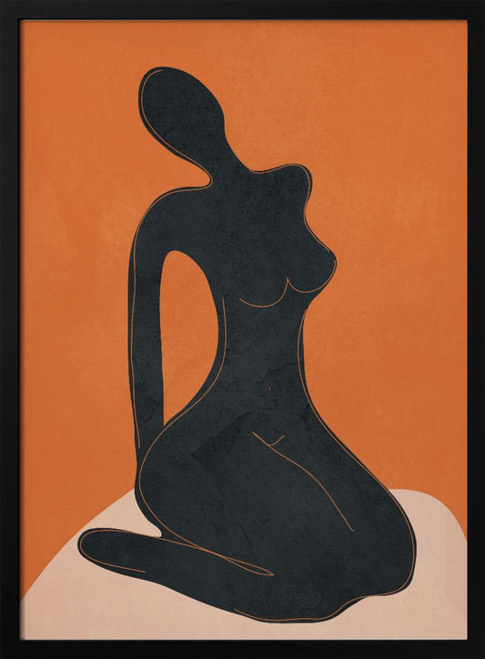 Abstract Nude II - Poster / Art Print