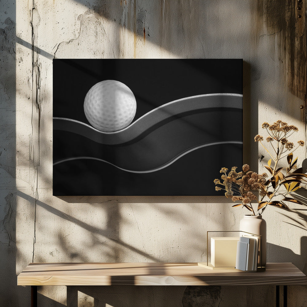 Craters and Curves - Poster / Art Print