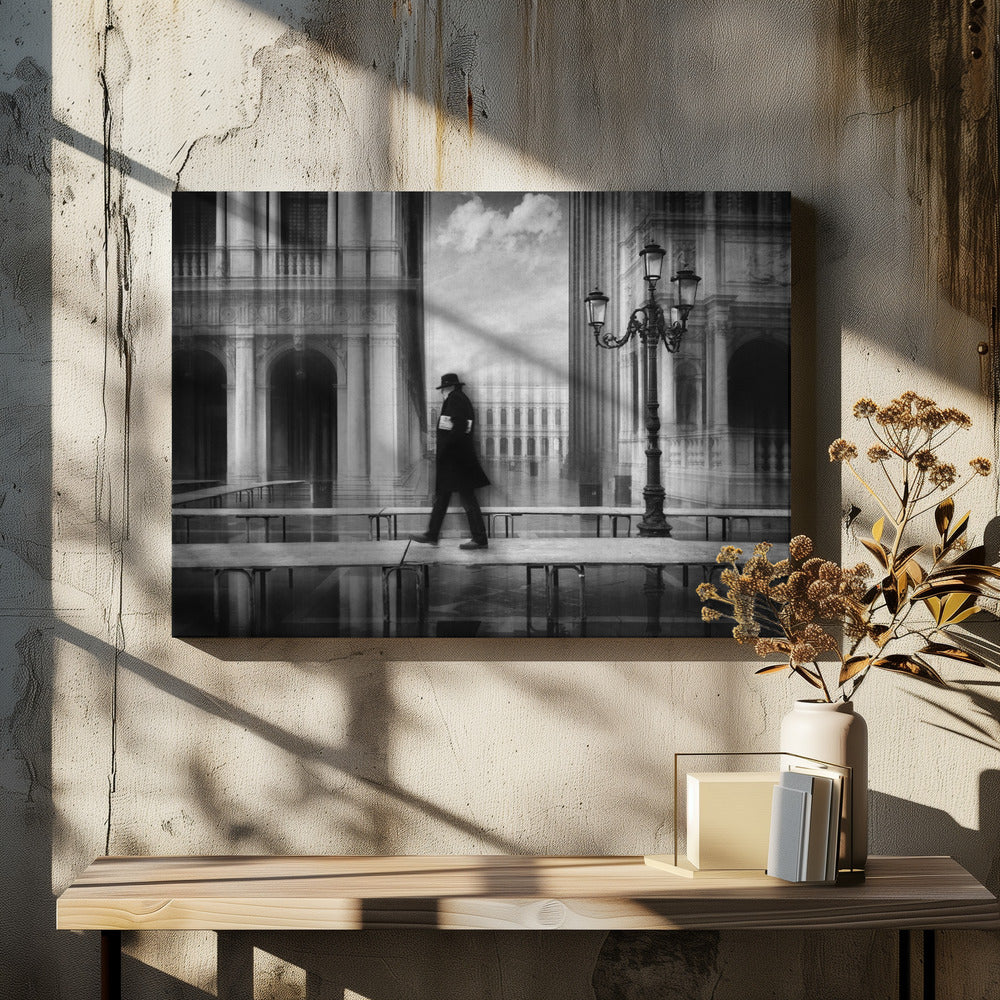 dry footed walk - Poster / Art Print