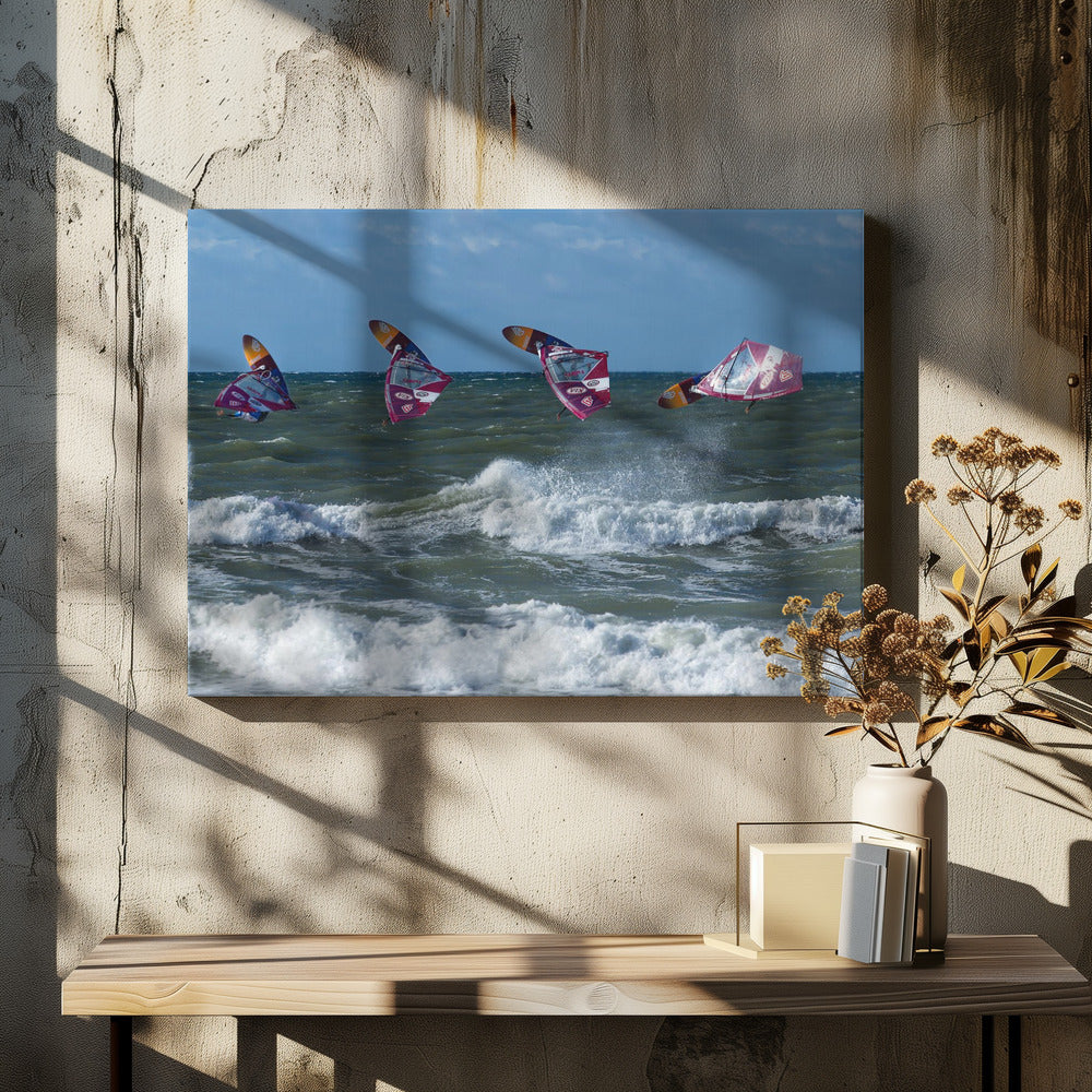 Surfer Jump. - Posters / Art Prints