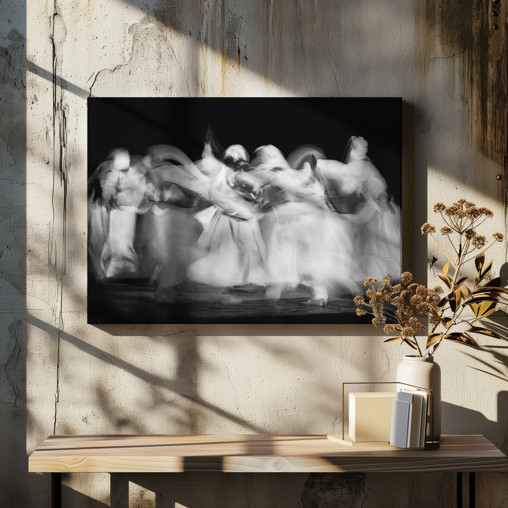 Sufi Dance in Motion - Poster / Art Print