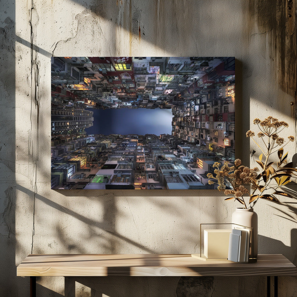 Beehive Buildings - Poster / Art Print