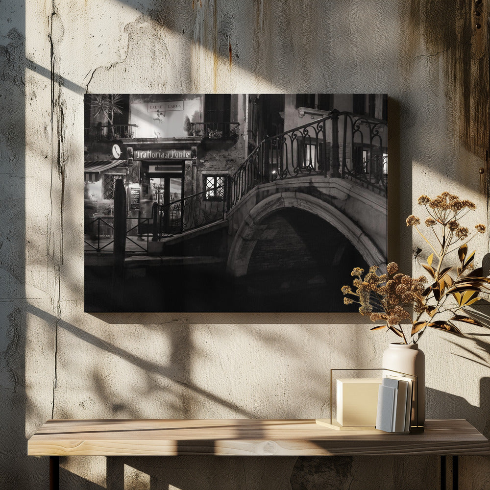 Trattoria al Ponte - Poster / Art Print