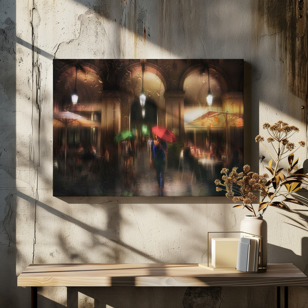 There is something in the rain... - Poster / Art Print