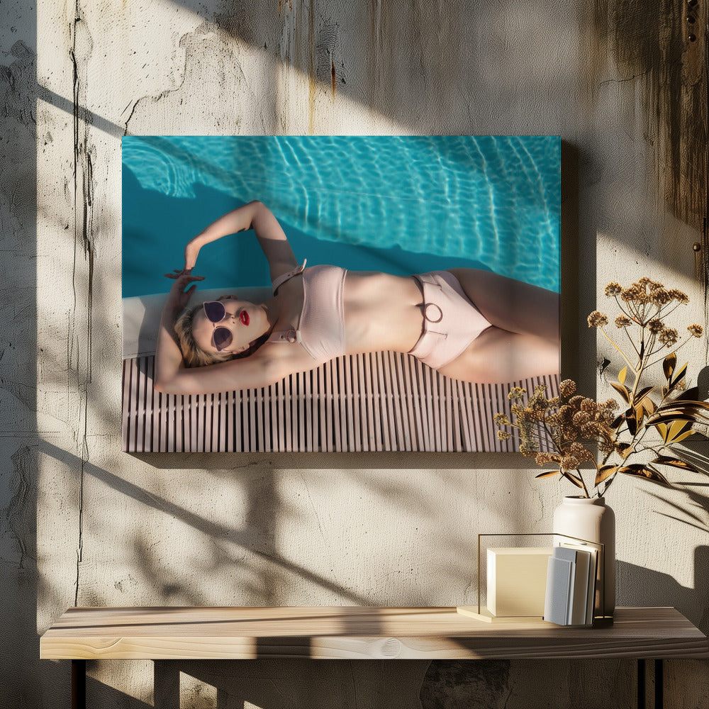 Poolside - Poster / Art Print