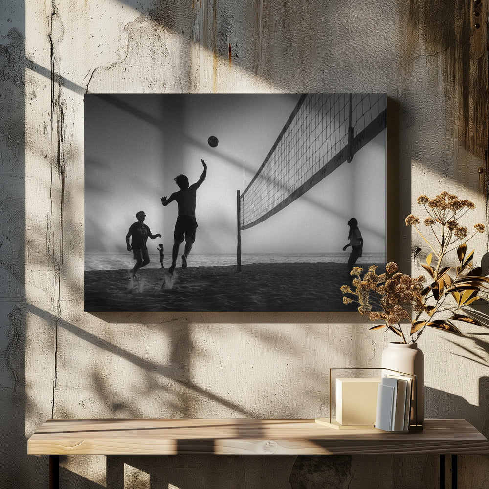Beach volleyball - Poster / Art Print