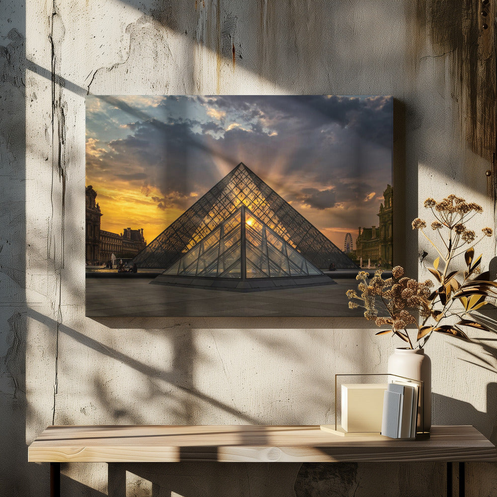 Pirámide del Louvre - Poster / Art Print